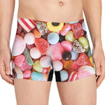 Colorful Candy And Jelly Print Men's Boxer Briefs