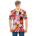 Colorful Candy And Jelly Print Men's T-Shirt
