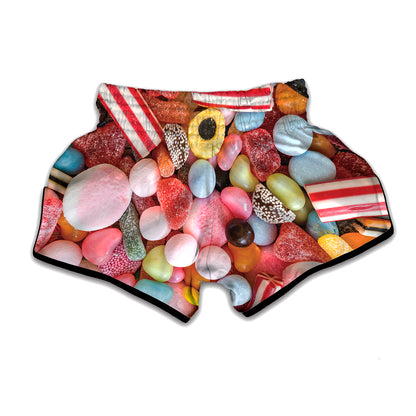 Colorful Candy And Jelly Print Muay Thai Boxing Shorts