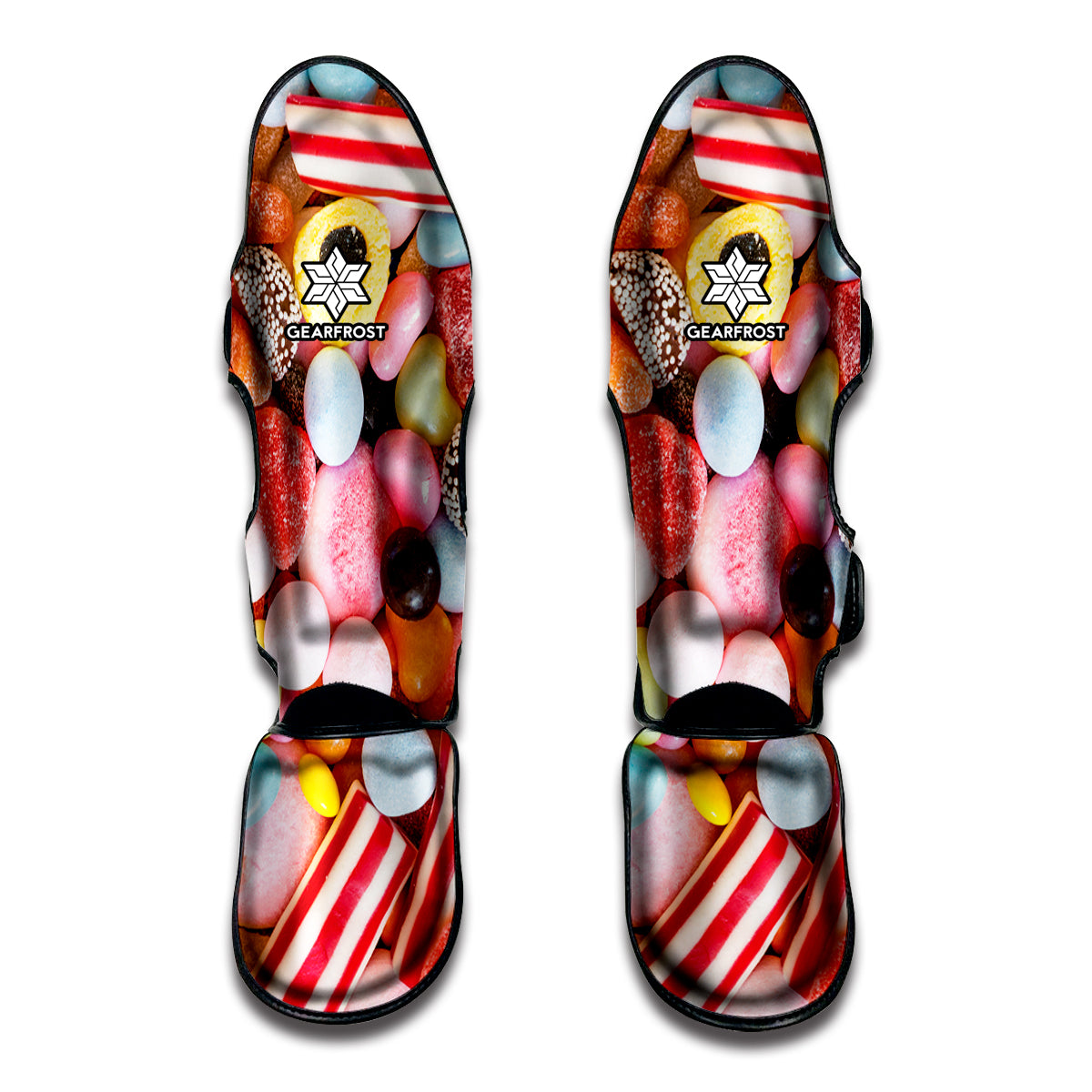 Colorful Candy And Jelly Print Muay Thai Shin Guard