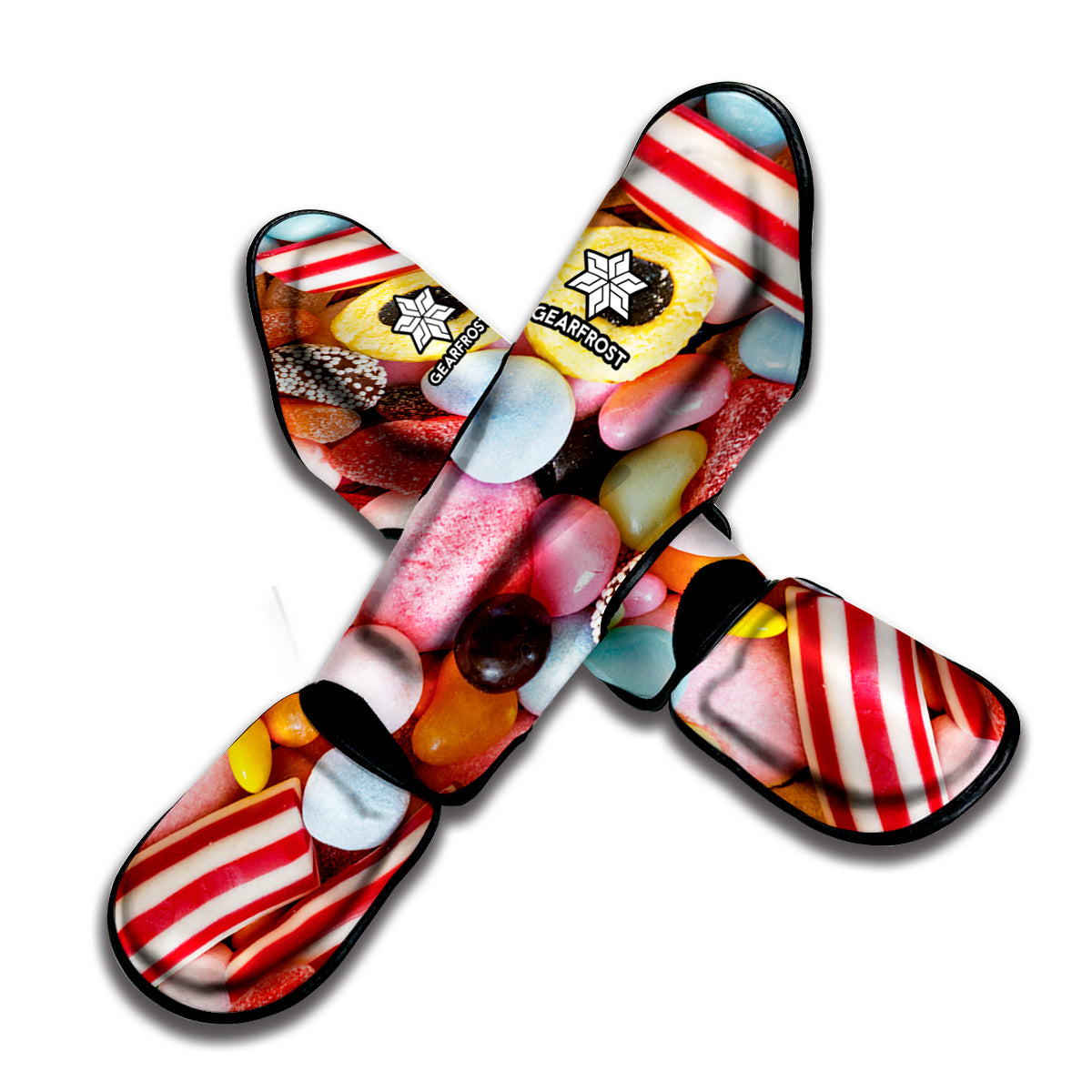 Colorful Candy And Jelly Print Muay Thai Shin Guard