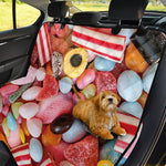 Colorful Candy And Jelly Print Pet Car Back Seat Cover