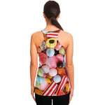 Colorful Candy And Jelly Print Women's Racerback Tank Top