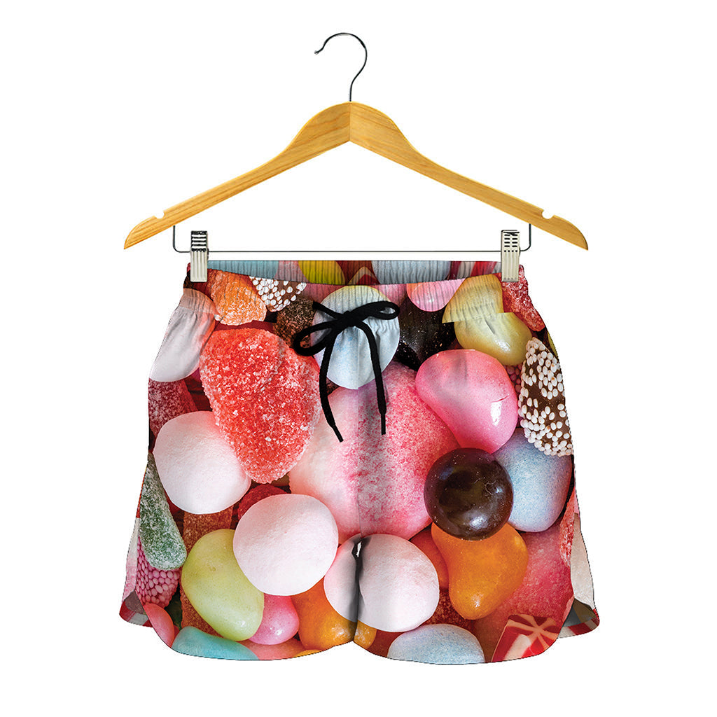 Colorful Candy And Jelly Print Women's Shorts