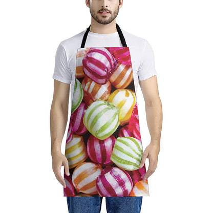Colorful Candy Ball Print Apron