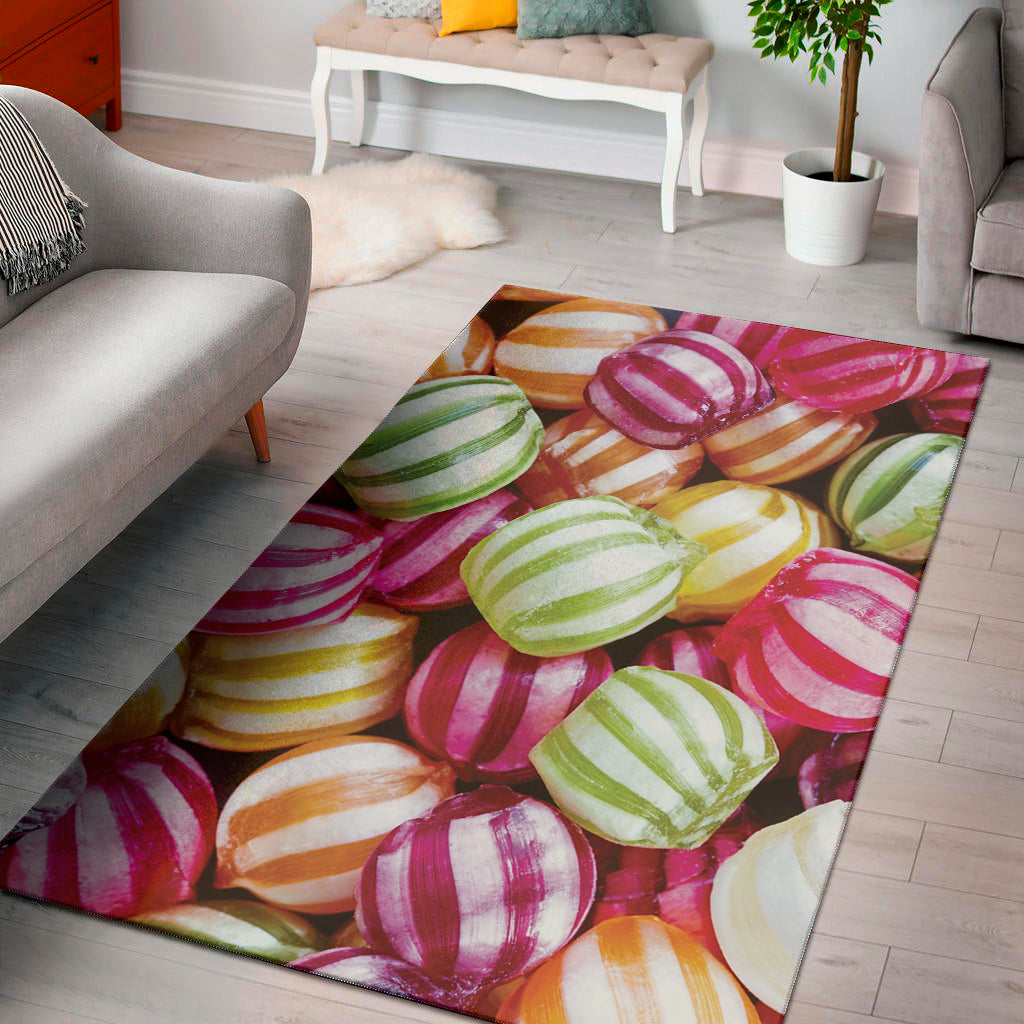 Colorful Candy Ball Print Area Rug
