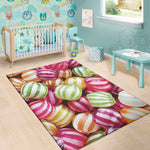 Colorful Candy Ball Print Area Rug