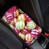 Colorful Candy Ball Print Car Center Console Cover