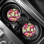 Colorful Candy Ball Print Car Coasters