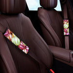 Colorful Candy Ball Print Car Seat Belt Covers