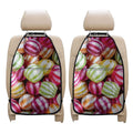 Colorful Candy Ball Print Car Seat Organizers