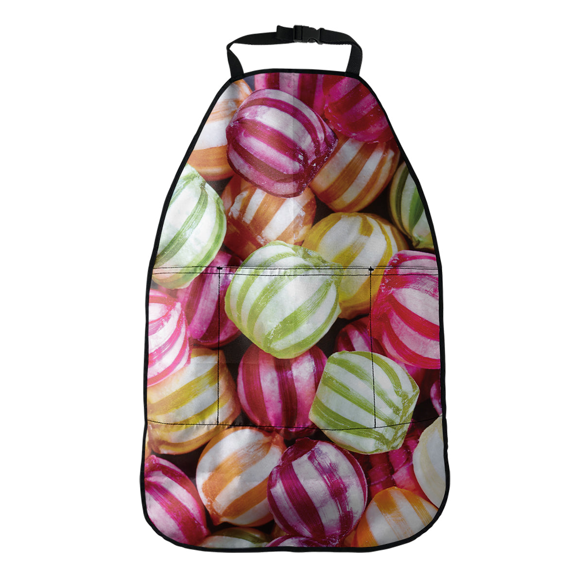 Colorful Candy Ball Print Car Seat Organizers