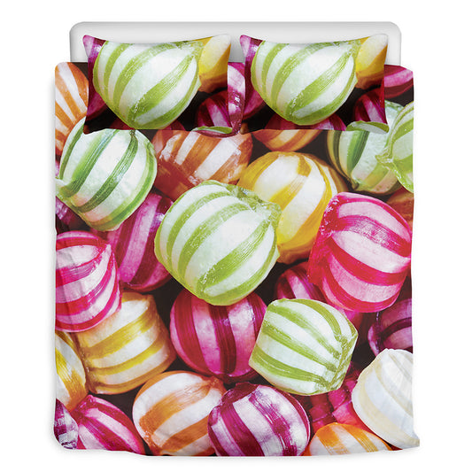 Colorful Candy Ball Print Duvet Cover Bedding Set