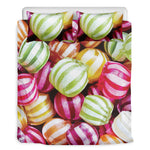 Colorful Candy Ball Print Duvet Cover Bedding Set