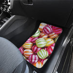 Colorful Candy Ball Print Front Car Floor Mats