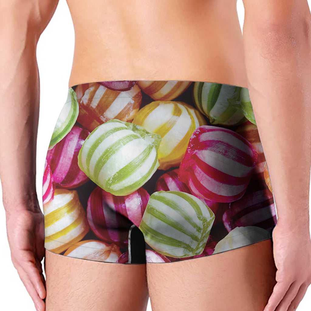 Colorful Candy Ball Print Men's Boxer Briefs