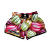 Colorful Candy Ball Print Muay Thai Boxing Shorts