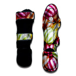 Colorful Candy Ball Print Muay Thai Shin Guard