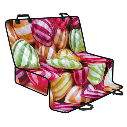 Colorful Candy Ball Print Pet Car Back Seat Cover