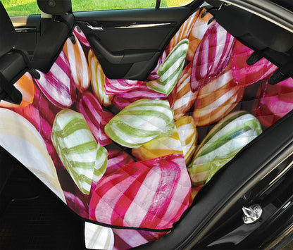 Colorful Candy Ball Print Pet Car Back Seat Cover
