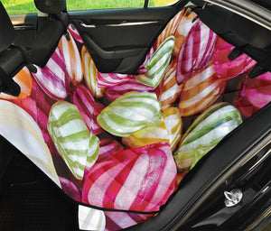 Colorful Candy Ball Print Pet Car Back Seat Cover