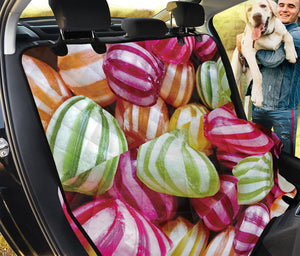 Colorful Candy Ball Print Pet Car Back Seat Cover