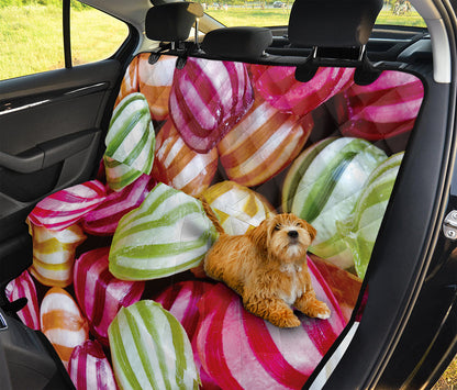 Colorful Candy Ball Print Pet Car Back Seat Cover