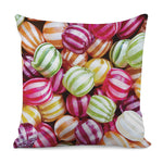Colorful Candy Ball Print Pillow Cover