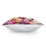 Colorful Candy Ball Print Pillow Cover