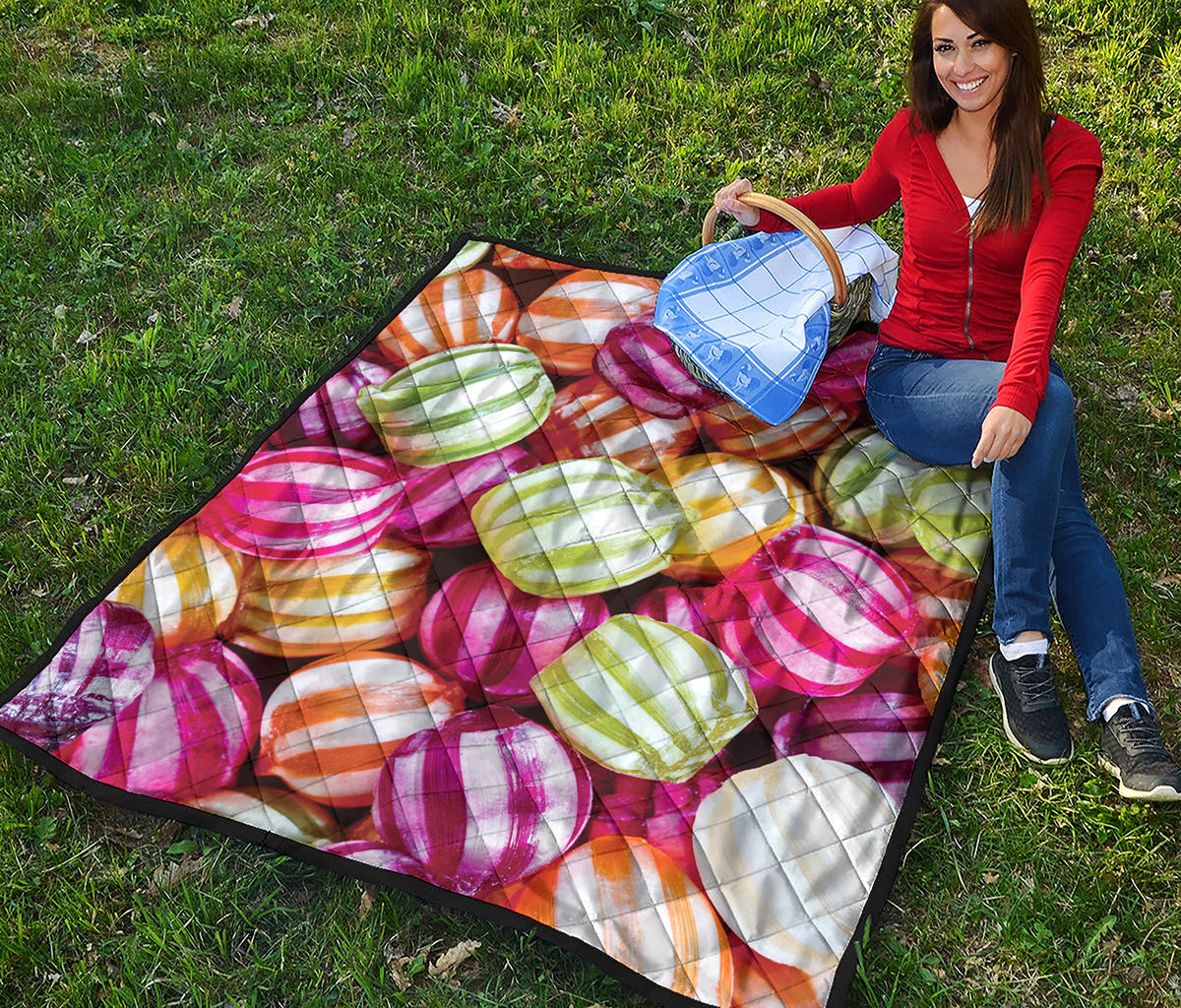 Colorful Candy Ball Print Quilt