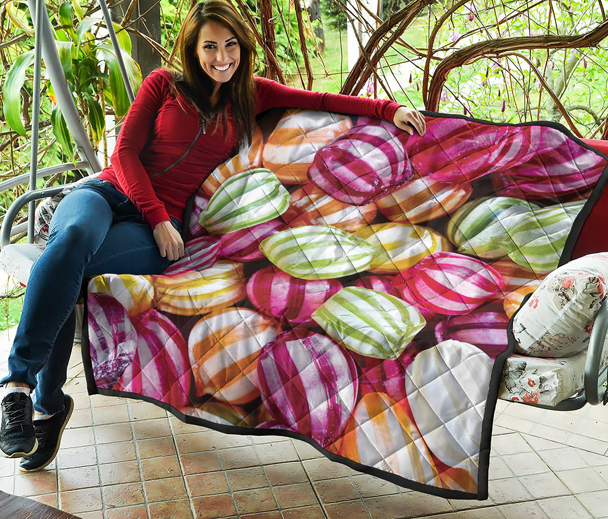 Colorful Candy Ball Print Quilt