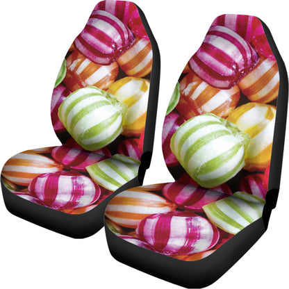 Colorful Candy Ball Print Universal Fit Car Seat Covers