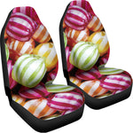 Colorful Candy Ball Print Universal Fit Car Seat Covers
