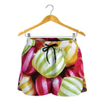 Colorful Candy Ball Print Women's Shorts