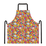 Colorful Candy Pattern Print Apron