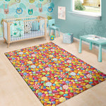 Colorful Candy Pattern Print Area Rug