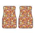 Colorful Candy Pattern Print Front Car Floor Mats