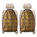 Colorful Cartoon Baby Bear Pattern Print Car Seat Organizers