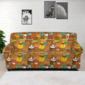 Colorful Cartoon Baby Bear Pattern Print Sofa Cover