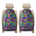 Colorful Cassette Tape Print Car Seat Organizers