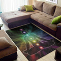 Colorful Chakras Aura Print Floor Mat