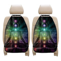 Colorful Chakras Aura Print Car Seat Organizers