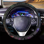 Colorful Chakras Aura Print Car Steering Wheel Cover