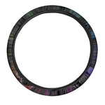 Colorful Chakras Aura Print Car Steering Wheel Cover