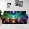 Colorful Chakras Aura Print Sofa Cover