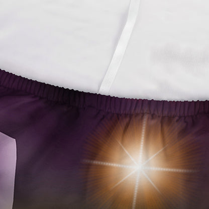 Colorful Chakras Aura Print Sofa Cover