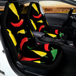 Colorful Chili Peppers Pattern Print Universal Fit Car Seat Covers