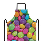 Colorful Chocolate Candy Print Apron