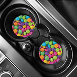 Colorful Chocolate Candy Print Car Coasters