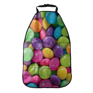 Colorful Chocolate Candy Print Car Seat Organizers